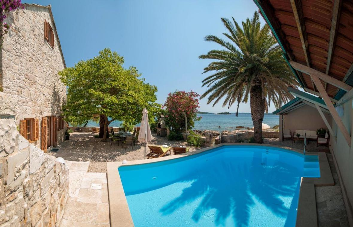 Luxury Beachfront Villa Mare With Private Pool At The Beach Orebic - Peljesac Exterior foto