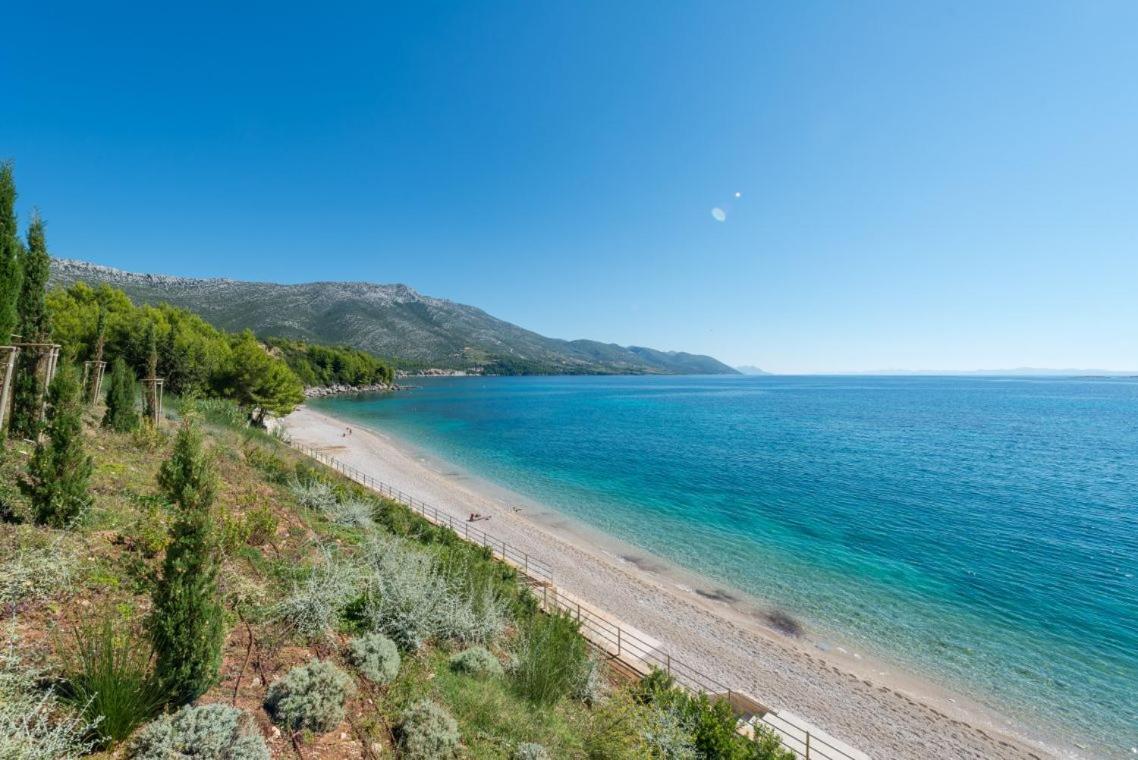 Luxury Beachfront Villa Mare With Private Pool At The Beach Orebic - Peljesac Exterior foto